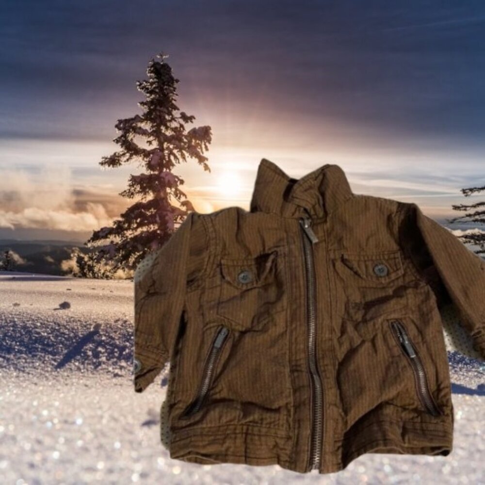 Kenneth Cole Reaction Collar Zip Up Jacket